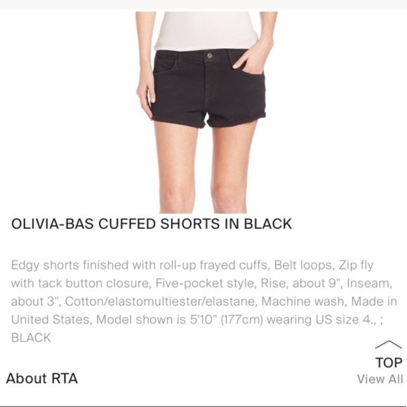 Revolve RtA Olivia Shorts - Picture 4 of 11